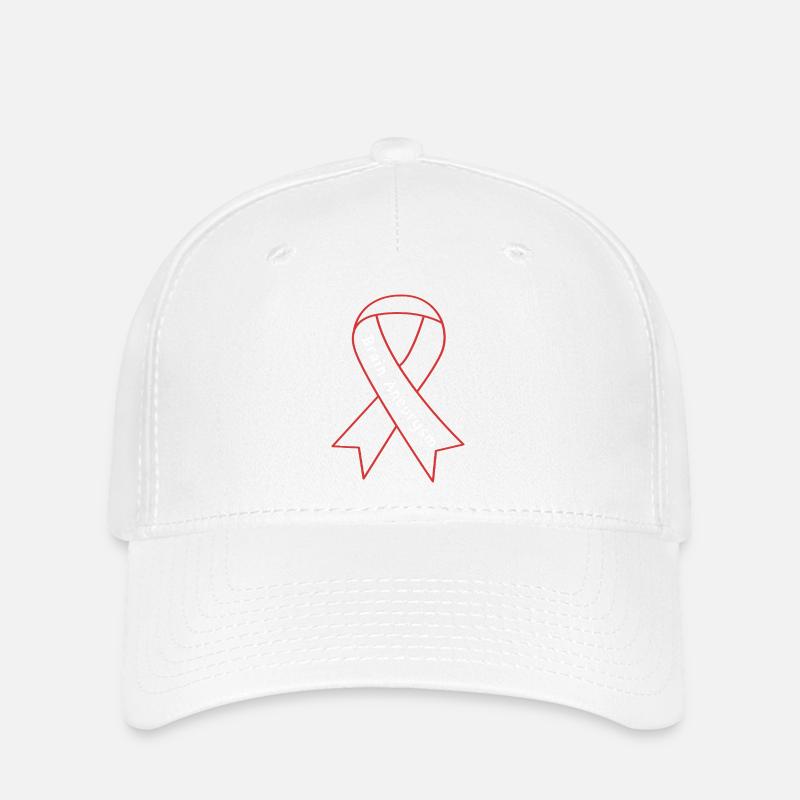Aneurysm Brain - Flexfit Cap - white