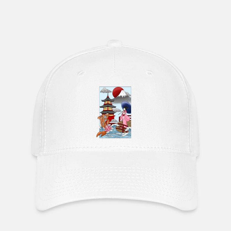 Japan - Flexfit Cap - Weiß