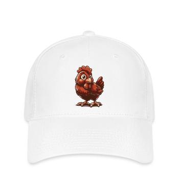 Cute Chick - Flexfit Cap - Weiß - Vorne