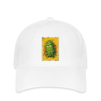 Grummelblatt Pop Art Cannabis - Casquette Flexfit - blanc - Devant
