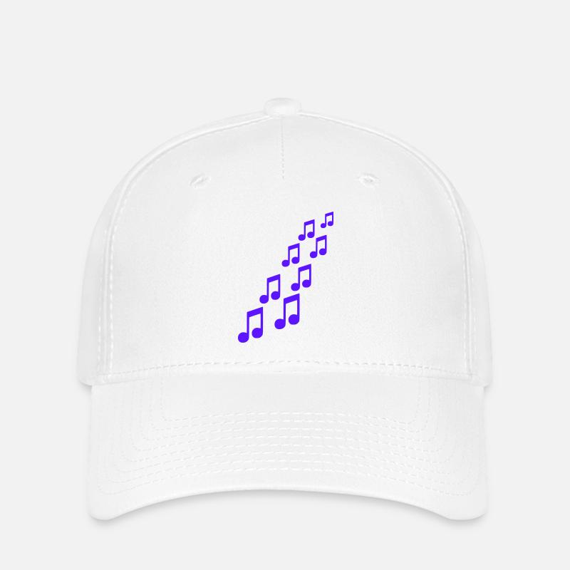 Noten - Flexfit Cap - Weiß