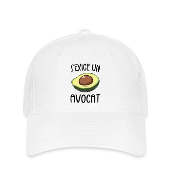 Ich verlange einen Anwalt - Humor-Wortspiel - Flexfit Cap - Weiß - Vorne