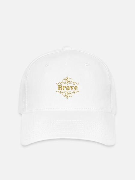 Brave - Flexfit Cap - Weiß
