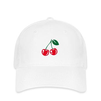 Cherries - Flexfit Cap - white - Front