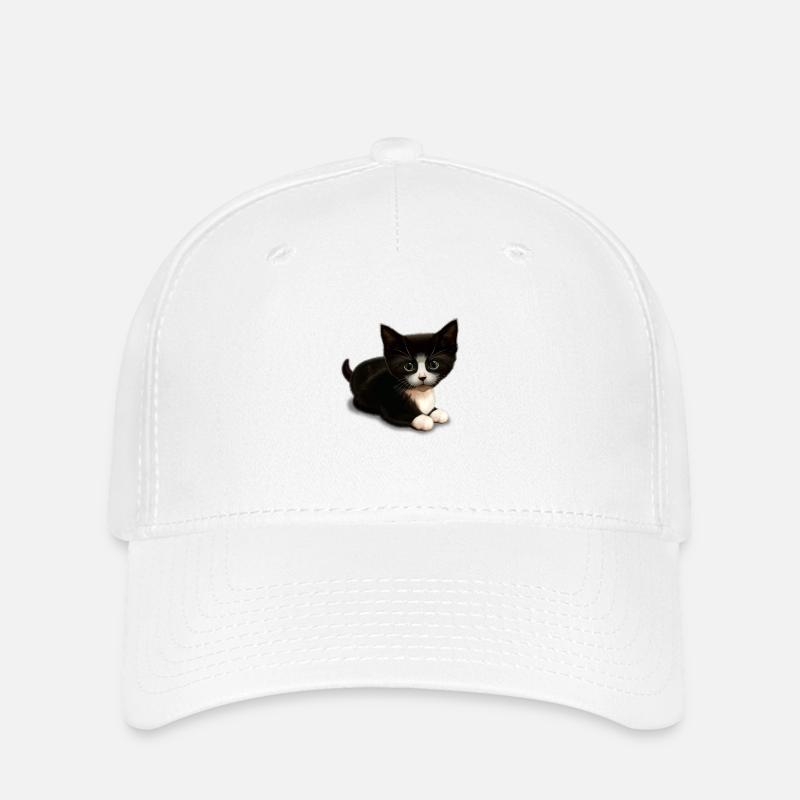MIGNON CHAT (Blanc) - Casquette Flexfit - blanc