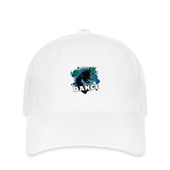 Logo_026_MOKE-D - Casquette Flexfit - blanc - Devant