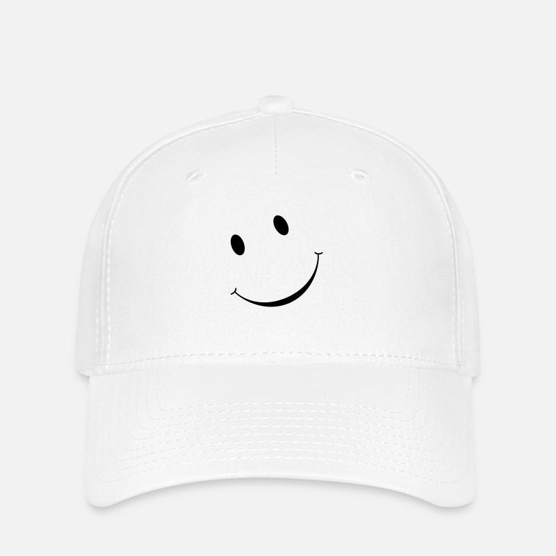 smiley :) - Flexfit Cap - white