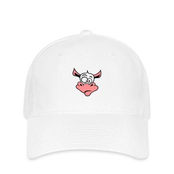 Kuh Kuh kuh Vaca mucca 22114 - Flexfit Cap - Weiß - Vorne