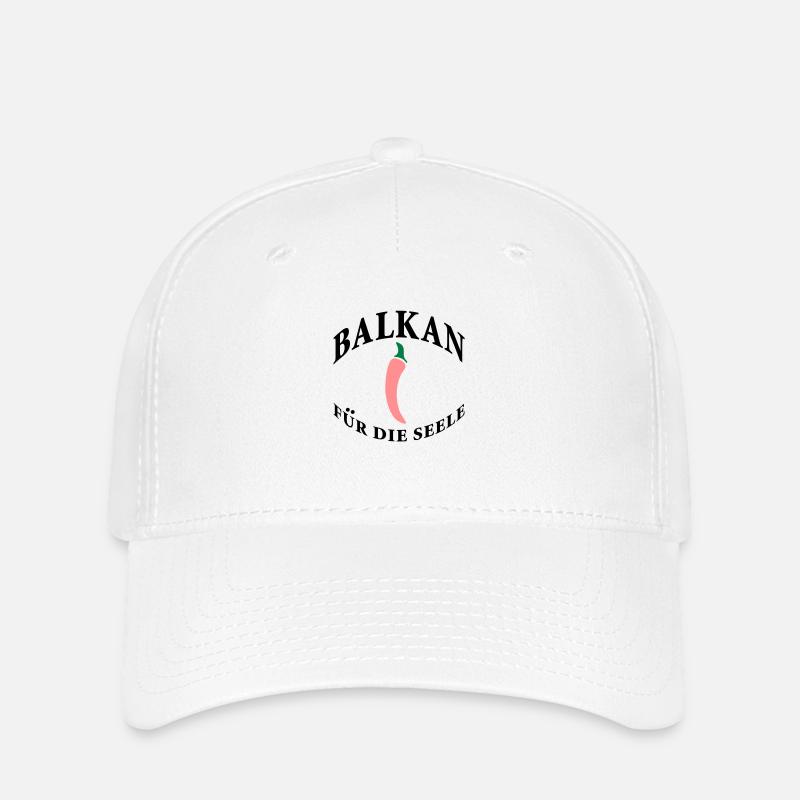 balkan für die seele - Flexfit Cap - Weiß