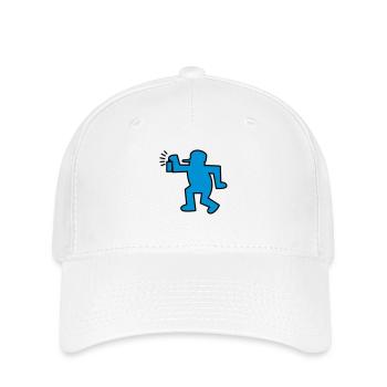 Graffiti-Mann - Flexfit Cap - Weiß - Vorne