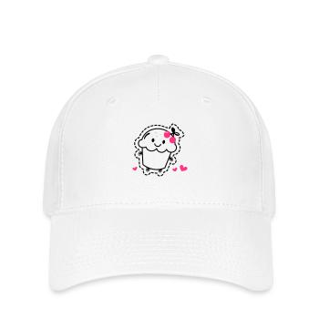 Muffin - Flexfit Cap - Weiß - Vorne