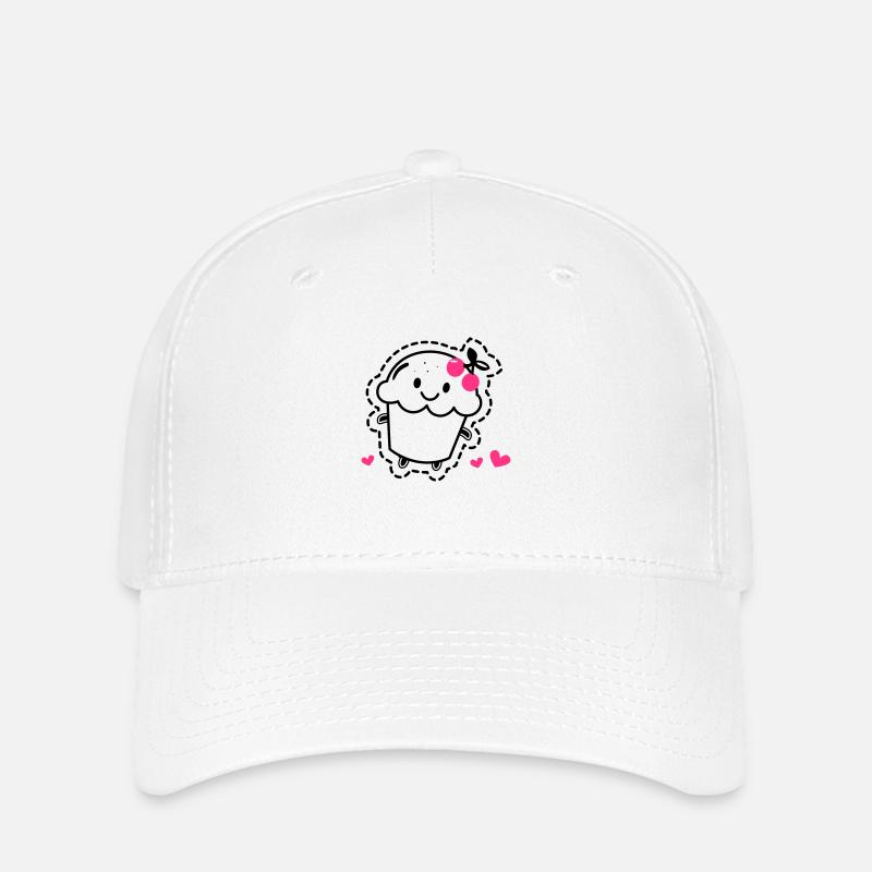 Muffin - Flexfit Cap - Weiß