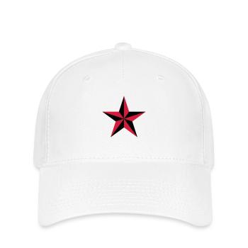 Nautical star symbol protection tattoo sailor navy - Flexfit Cap - white - Front