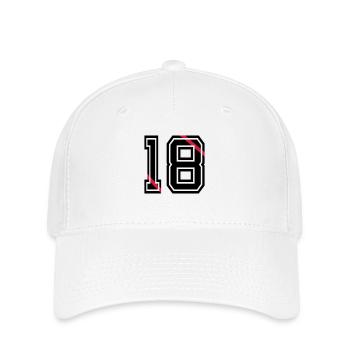18 - Flexfit Cap - white - Front