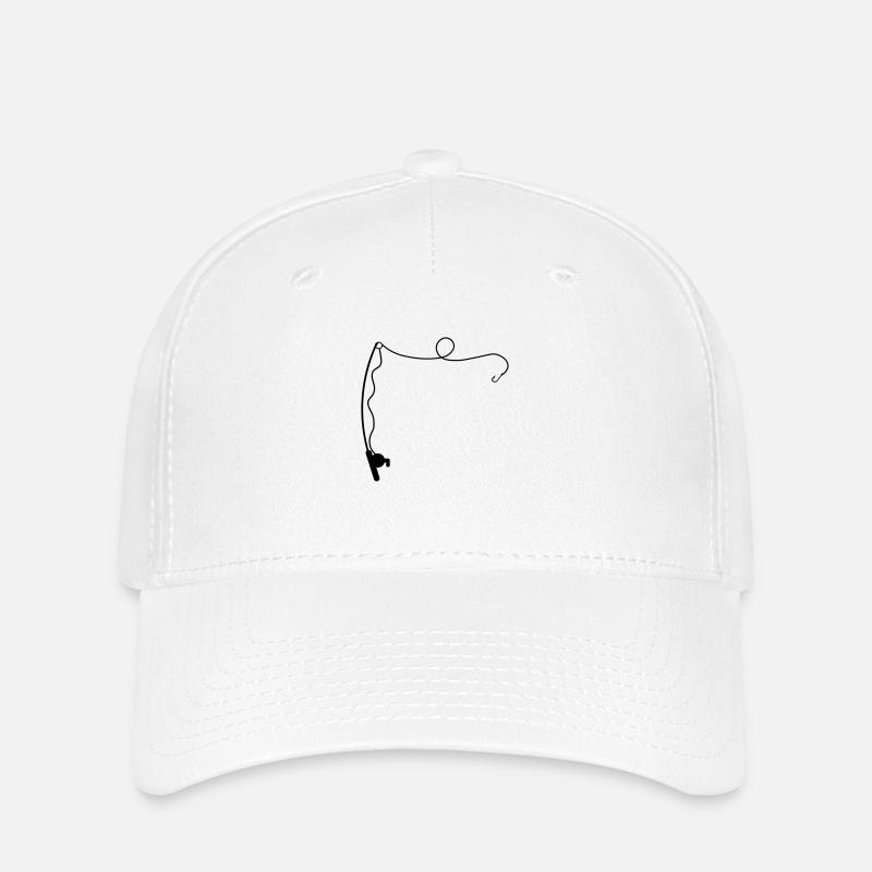 Pêche - Casquette Flexfit - blanc