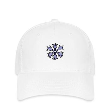 Flocon de neige - Casquette Flexfit - blanc - Devant