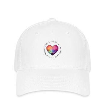 United Love - Amour - Casquette Flexfit - blanc - Devant
