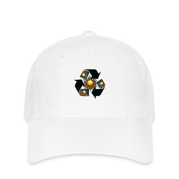 Recycling Sun - Flexfit Cap - white - Front