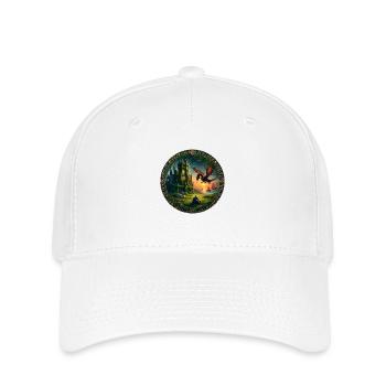 Drachenschloss - Flexfit Cap - Weiß - Vorne