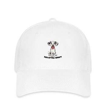 Dalmatian addict - Amoureux des dalmatiens - Casquette Flexfit - blanc - Devant