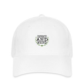 awesome emotional well-being healing energy - Flexfit Cap - white - Front