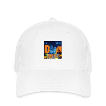 "DREAM SHAKE" design - Flexfit Cap - white - Front
