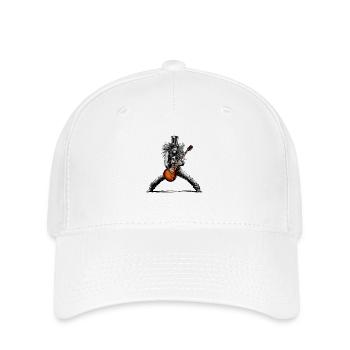 Riffs d’enfer - Casquette Flexfit - blanc - Devant