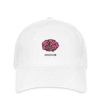 Brain - Obsession - Casquette Flexfit - blanc - Devant