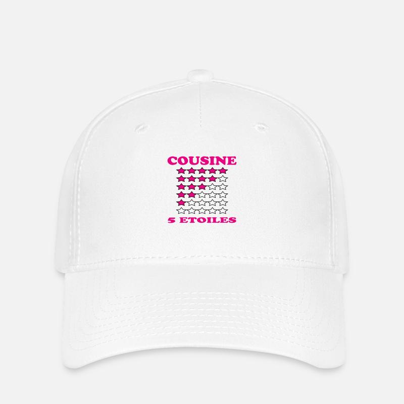 COUSINE 5 ETOILES - Casquette Flexfit - blanc