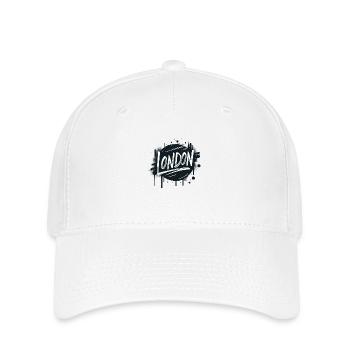 London UK United Kingdom GB Great Britain - Flexfit Cap - Weiß - Vorne