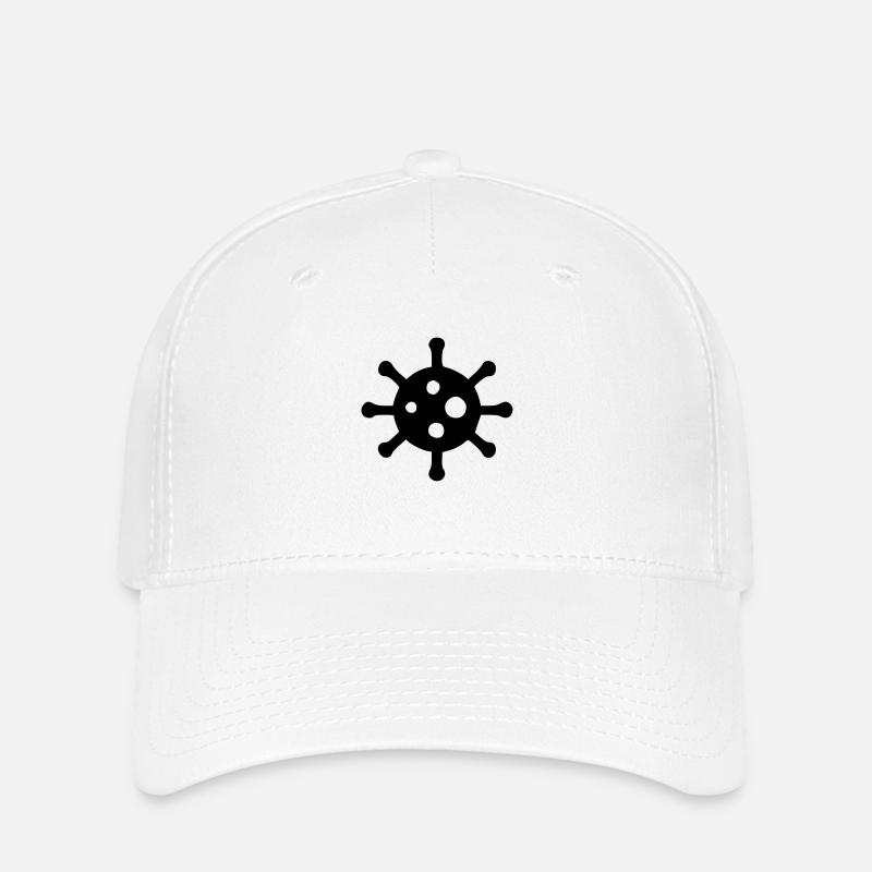 Virus - Casquette Flexfit - blanc