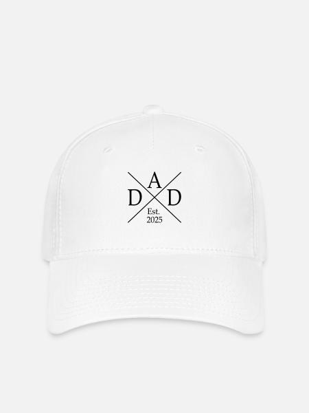 Dad Est 25 - Flexfit Cap - Weiß