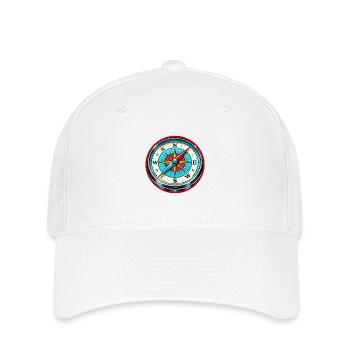kompass - Flexfit Cap - Weiß - Vorne
