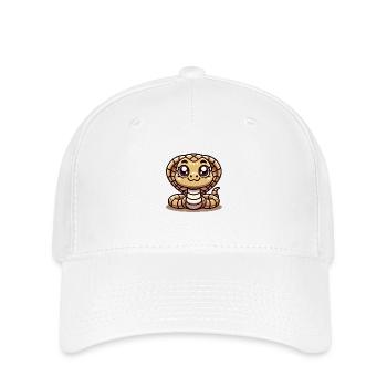 Cobra Snake Comic - Flexfit Cap - white - Front