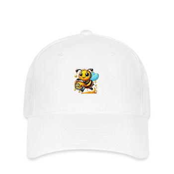 Abeille Abeille Abeille - Casquette Flexfit - blanc - Devant