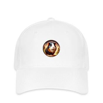Guinea pig at night - Flexfit Cap - white - Front
