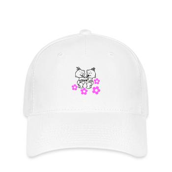 twingirls2 - Casquette Flexfit - blanc - Devant