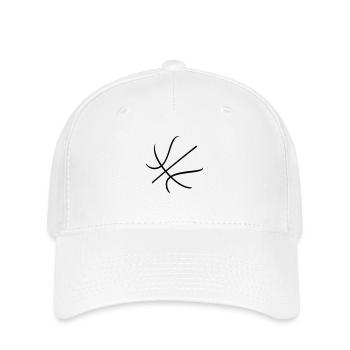 lignes - Casquette Flexfit - blanc - Devant