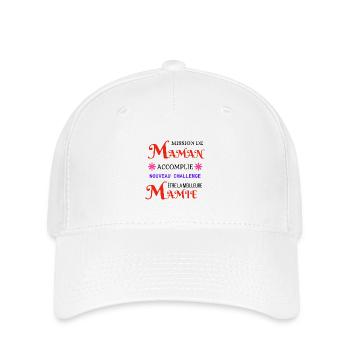 Mamie Annonce Grossesse - Casquette Flexfit - blanc - Devant