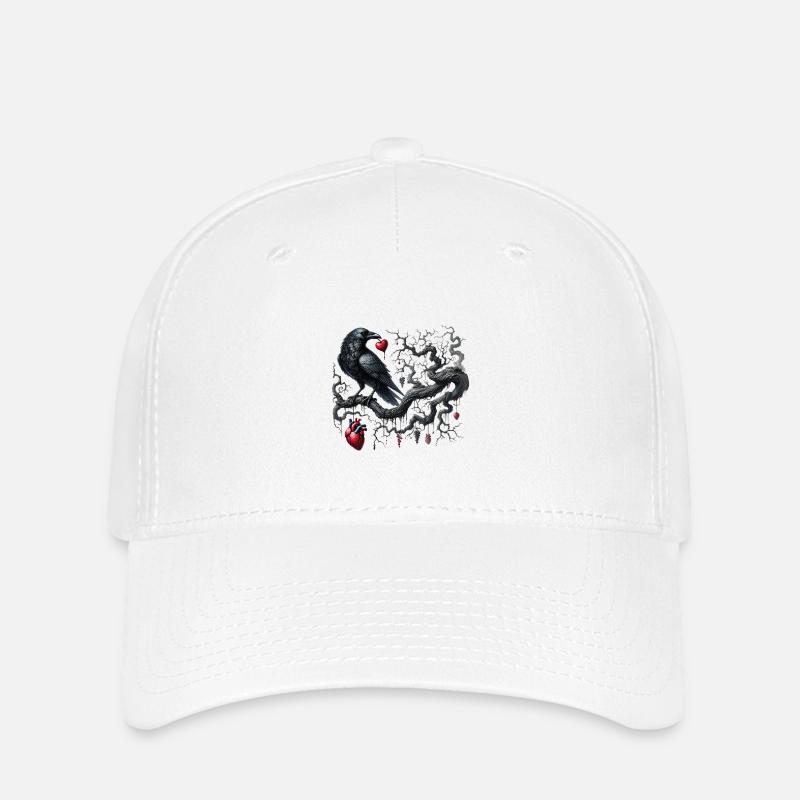 Dark Romance: Gothic Aesthetic - Flexfit Cap - white