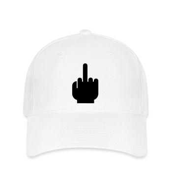 Fuck - Flexfit Cap - Weiß - Vorne