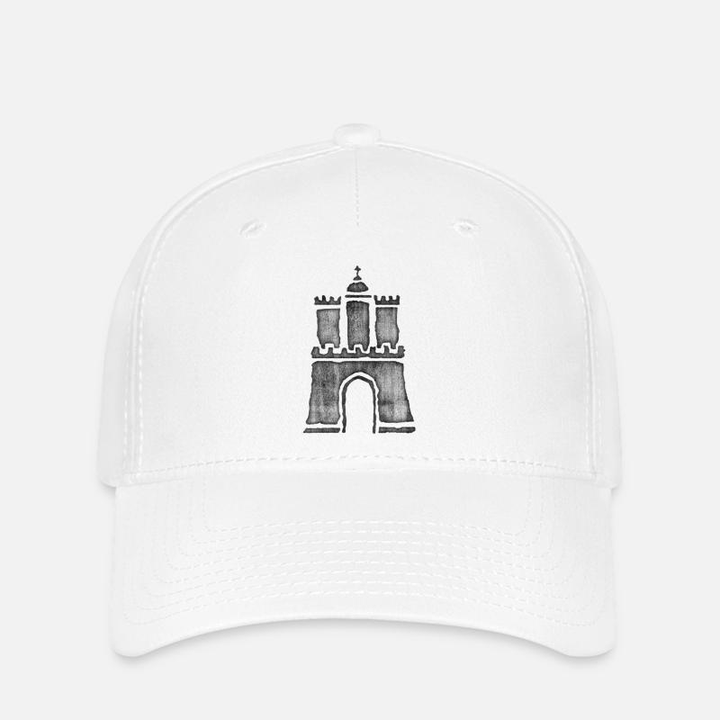 Hamburg Wappen - Flexfit Cap - Weiß