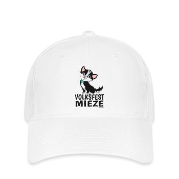Volksfest Mieze - Flexfit Cap - Weiß - Vorne
