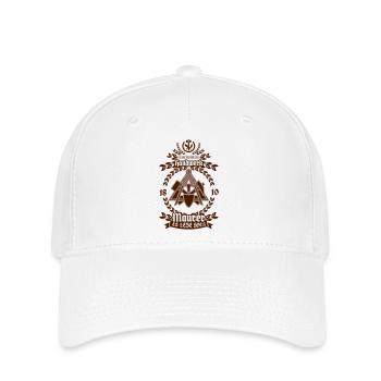 maurer handwerk - Flexfit Cap - Weiß - Vorne