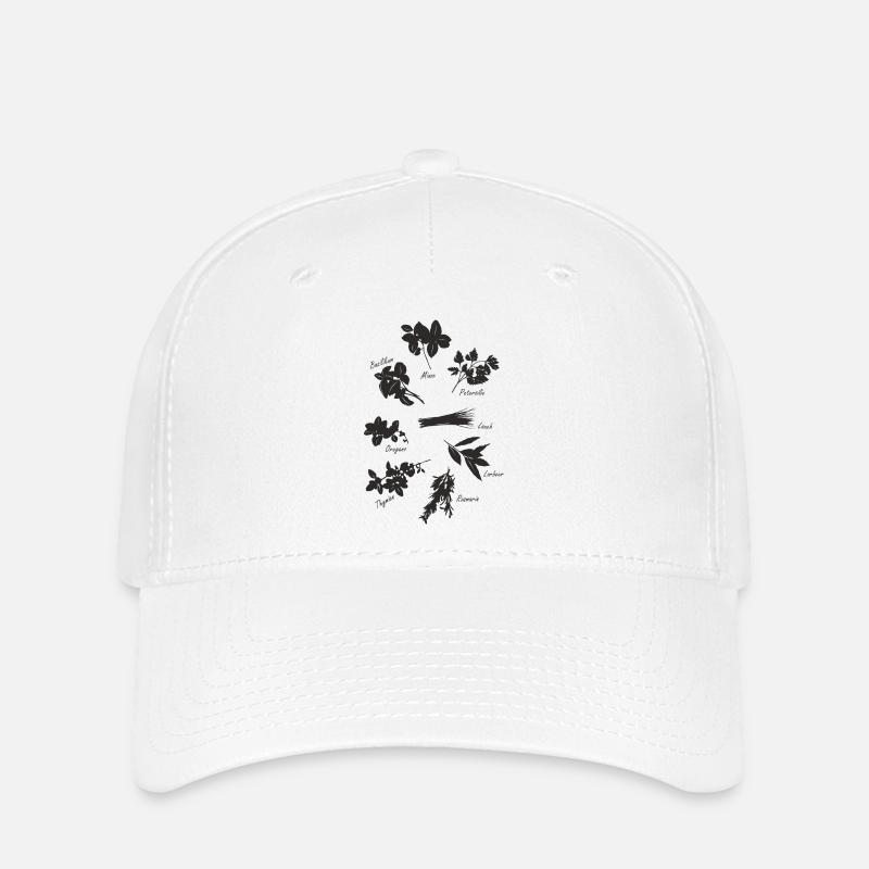 Küchenkräuter - Flexfit Cap - Weiß