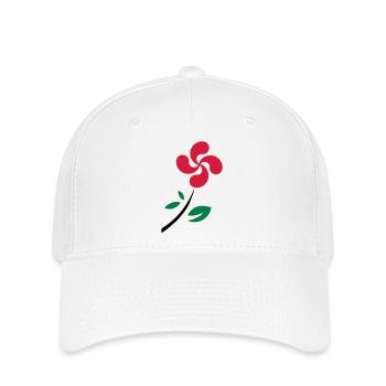 Fleur Basque - Casquette Flexfit - blanc - Devant