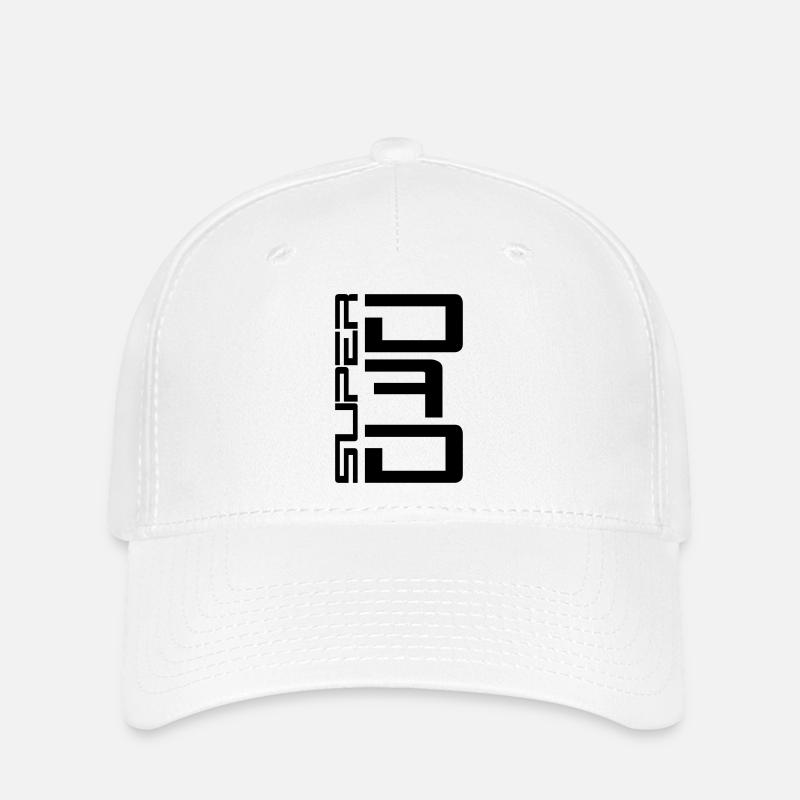 Super Dad - Flexfit Cap - Weiß
