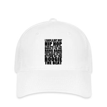 hiphop_delight_2 - Flexfit Cap - Weiß - Vorne