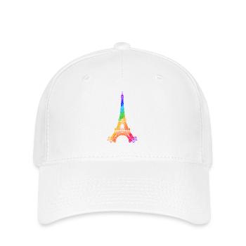 Eiffelturm - Flexfit Cap - Weiß - Vorne