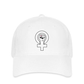 Feminist - Feministin - Flexfit Cap - Weiß - Vorne